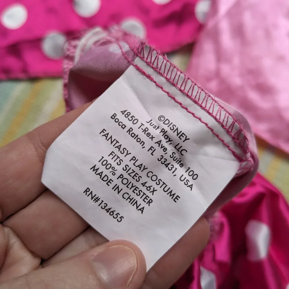 Minnie Mouse Dress up Set size 4 - 6x